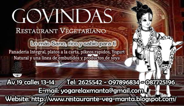 Govinda´s restaurant en manta 