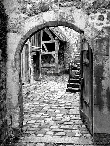 Honfleur, Francia. (2009) Arquitectura e interiorismo Blanco y Negro (Digital)