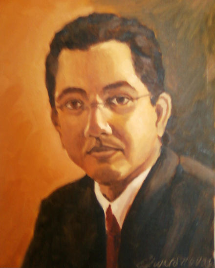 joven escritor Óleo Lienzo Retrato