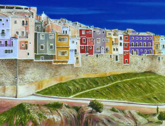 Villajoyosa Oil Canvas Landscaping