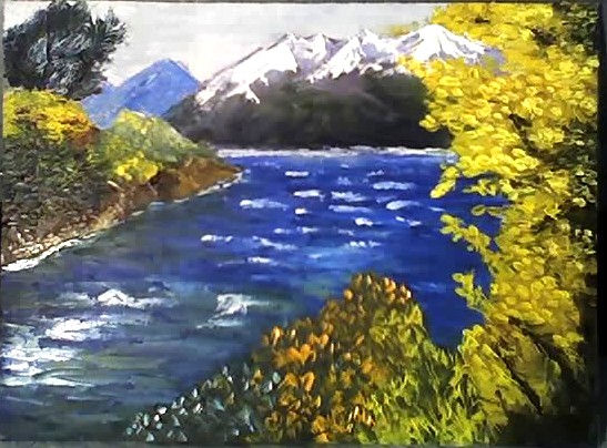 Rio Correntoso Oil Panel Landscaping