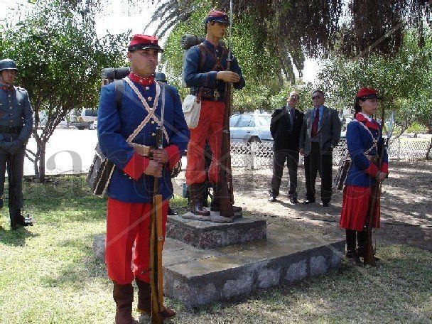 Soldado Guerra del Pacífico 1879. Cerámica Figurativa