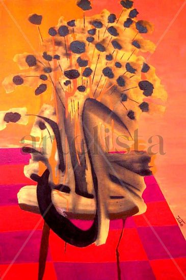 Flores do Cerrado Acrylic Canvas Floral Painting