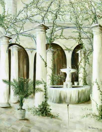 Claustro de San Nicolas Oil Canvas Landscaping