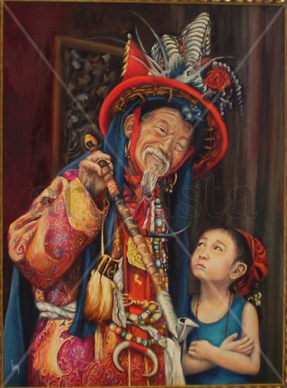 GENERACIONES NAXI Oil Canvas Figure Painting