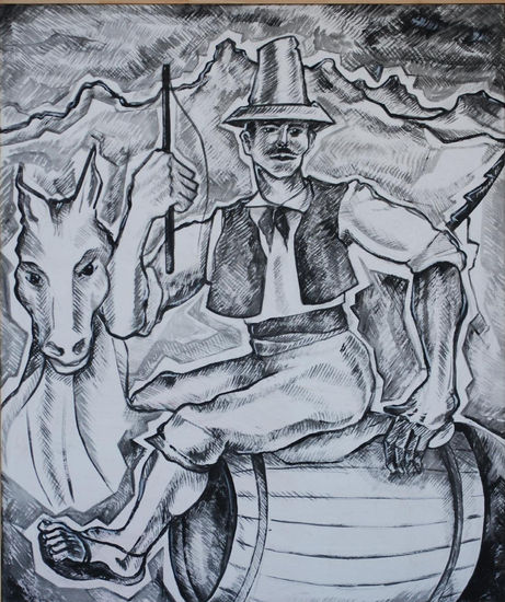 "AGUATERO" Técnica Mixta