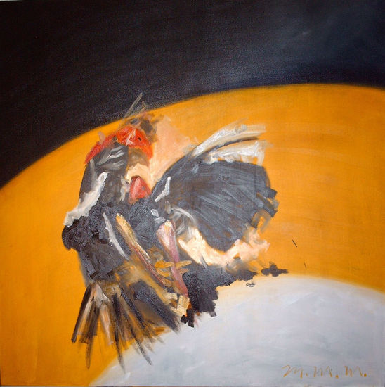 PELEA DE GALLOS Oil Canvas Landscaping