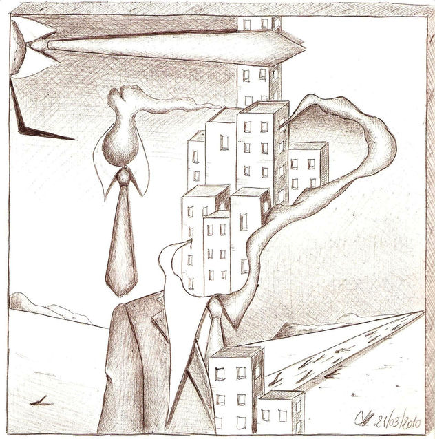 Disegno a penna 2010, Pasquale Mastrogiacomo
