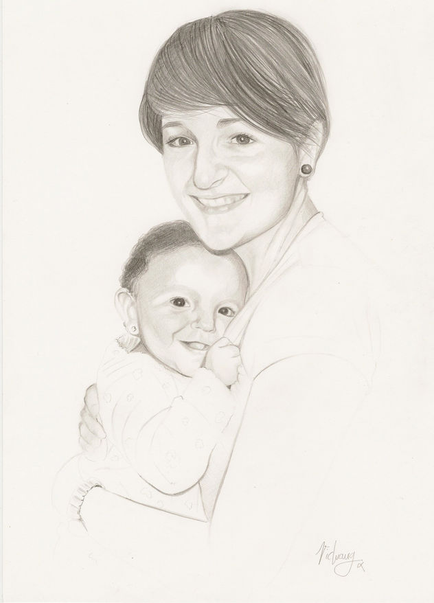 Autorretrato con mi hija