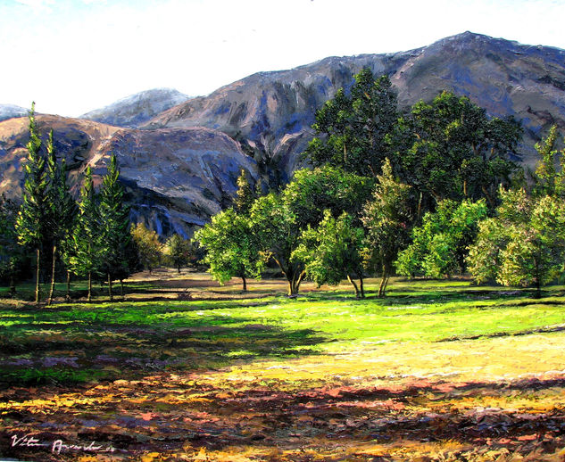 ADACUCHO DE NAMORA Oil Canvas Landscaping