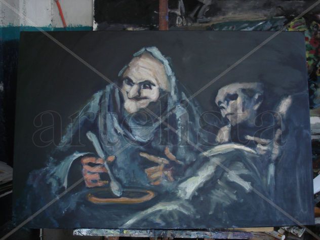 dos viejos de goya