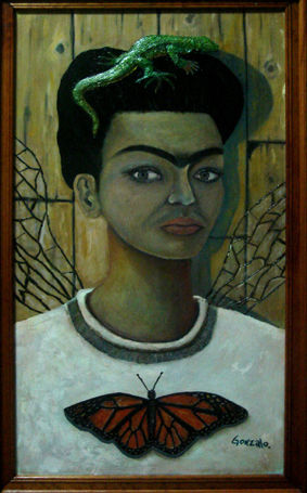 Rostro de Frida Oil Others Portrait