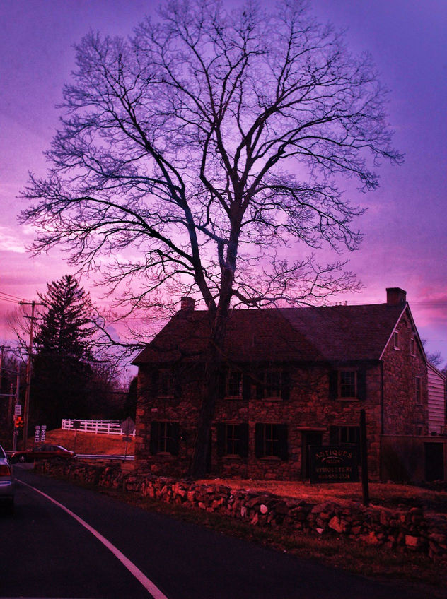 vista al amanecer