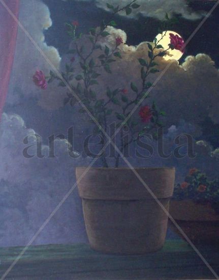 NOCHE DE LUNA Oil Canvas Landscaping