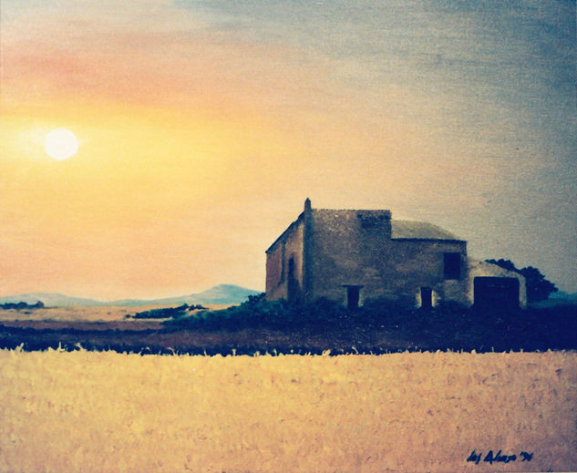 Atardecer Oil Canvas Landscaping