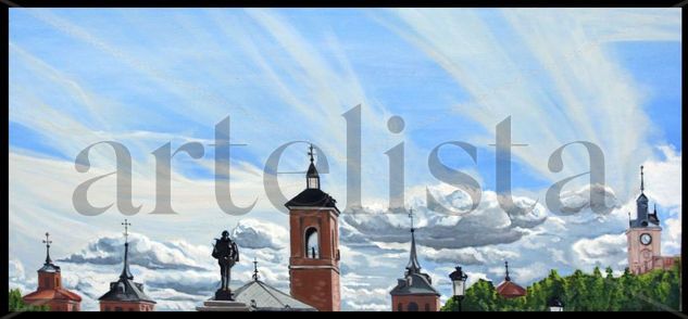 Cielo de las letras Óleo Tabla Paisaje