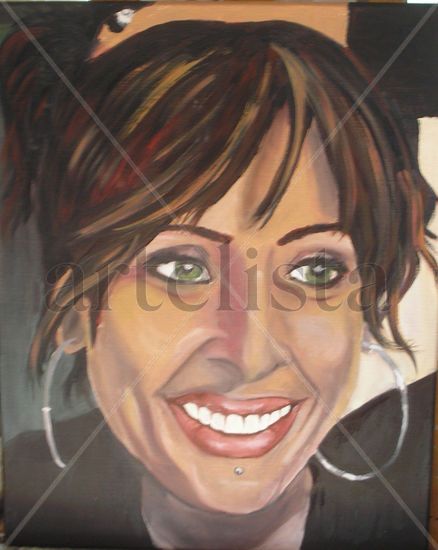 Mi Autoretrato Oil Canvas Portrait