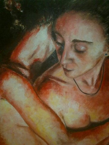 DESENCUENTRO Oil Canvas Nude Paintings