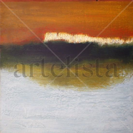 "Reflexos" Media Mixta Tabla Paisaje