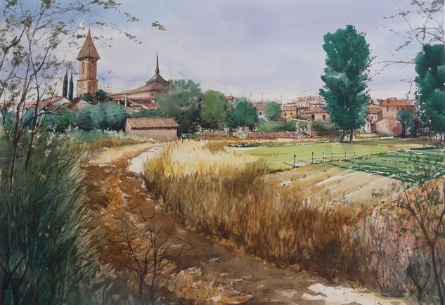 MONTIEL(C.REAL.) Watercolour Paper Landscaping