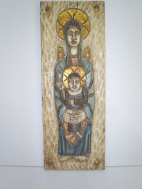 Retablo virgen...