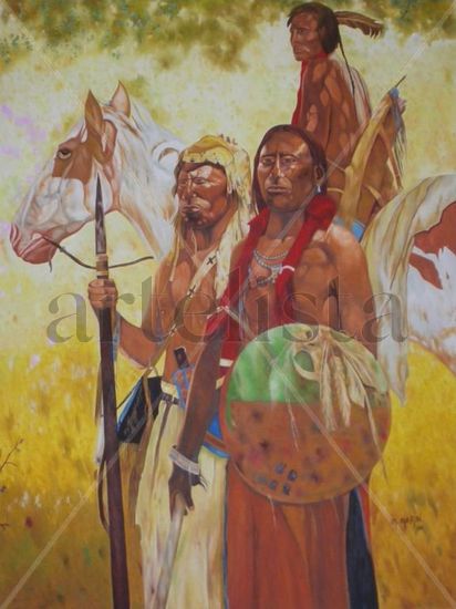 GUARDIANES DE LA NATURALEZA Oil Canvas Landscaping