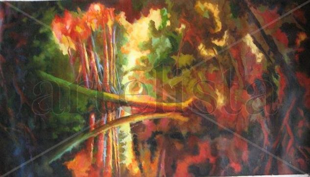 mangle Oil Canvas Landscaping