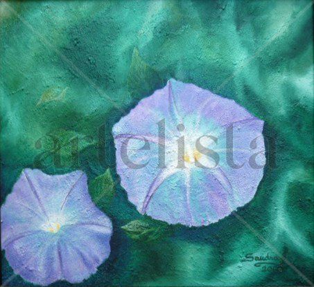 CAMPANITAS Acrylic Panel Floral Painting