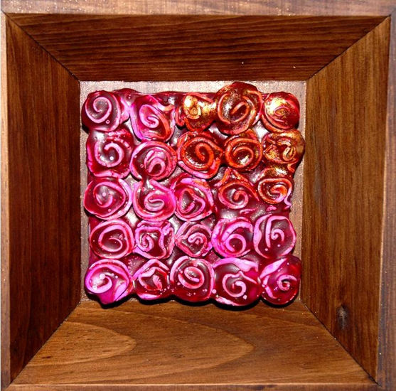 Pink Rose Coral Pottery Mixed