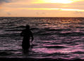 Pescando al atardecer