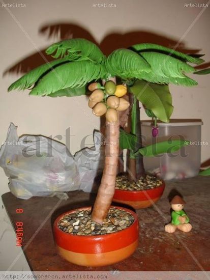 Bonsai Palma de Coco Decoration Various