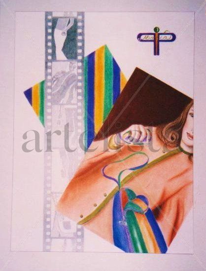 Ilustraciones Pastel Papel Figura