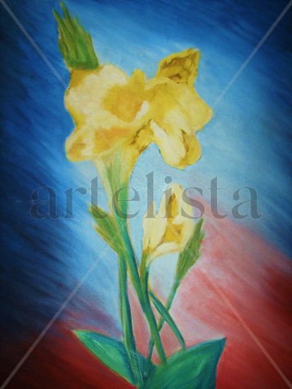 Cala Oil Canvas Floral Painting