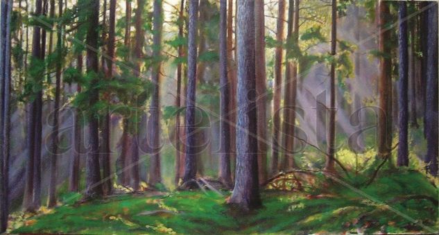 BOSQUE DE LUZ Oil Canvas Landscaping