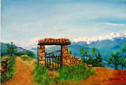 camino a Guane Oil Canvas