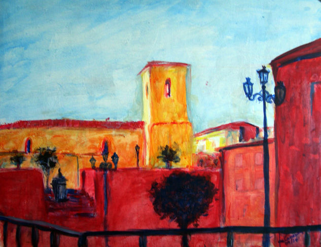 iglesia de Caleruega - Burgos Acrylic Panel Landscaping