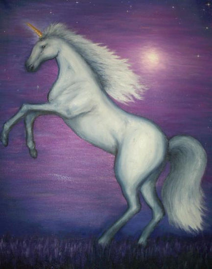 Unicornio Oil Canvas Landscaping