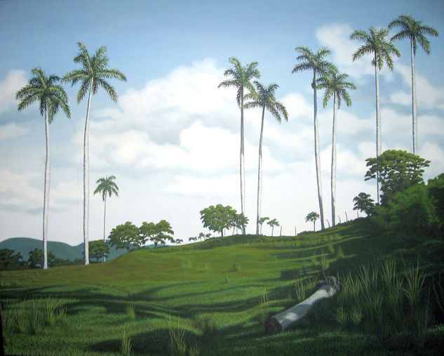 Palmeras Oil Canvas