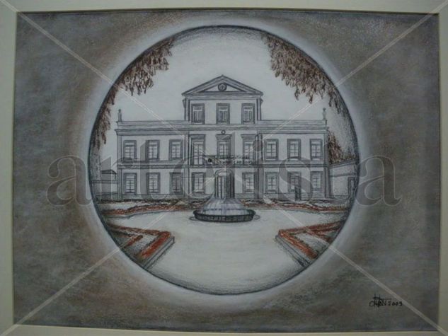 Elevo do Olhar. Pencil (Black) Paper Landscaping