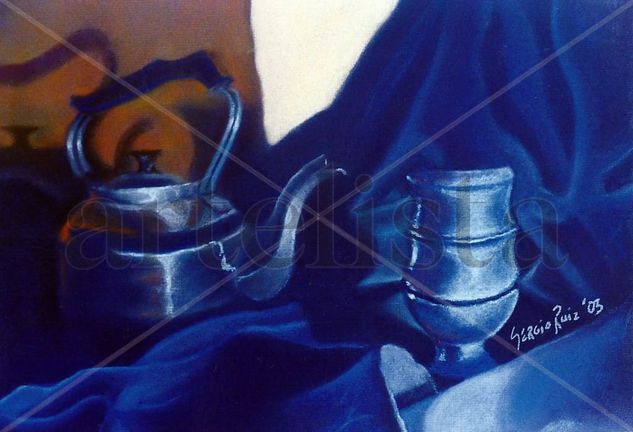 Bodegón Criollo Pastel Card Still Life Paintings