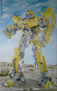 bumblebee pelicula transformers.derechos de autor producida por michael bay.