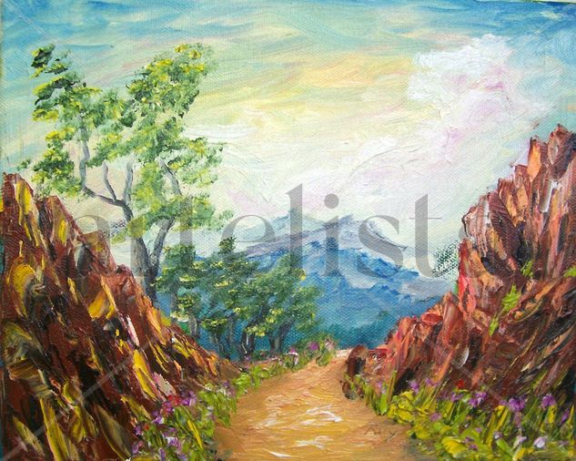 el sendero Oil Canvas Landscaping