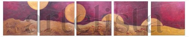 PUESTA DE SOL Mixed media Panel Others