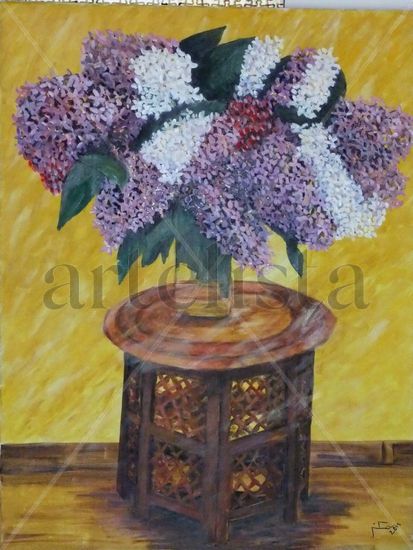 Lilas Oil Canvas Landscaping