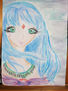 La blue girl