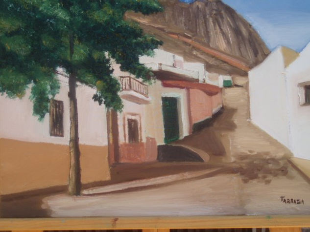 CALLE LA FUENTE DE PEÑSA DE SAN PEDRO Oil Canvas Landscaping