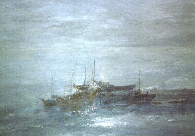 Barcas en el pontón 