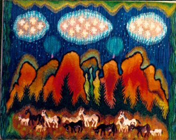 " Paisaje con Animales 2"  1979. Montevideo.