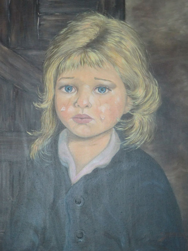 niña triste