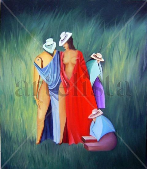 Mirada Ancestral Oil Canvas Others